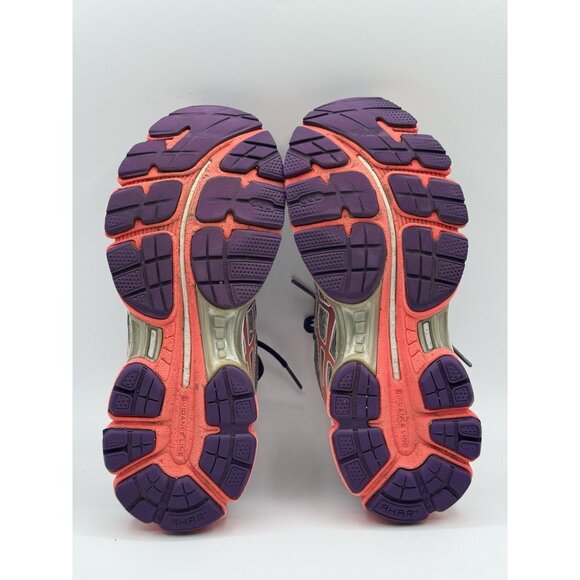 Asics GEL-Evate 2 Women Grey Silver Orange Purple Running Shoe T4A7N Size 6.5 - Picture 11 of 12